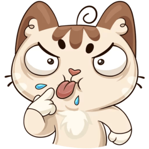 стикеры телеграм котик