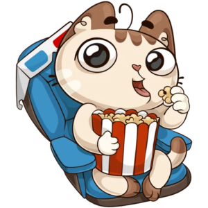 стикеры телеграм котик